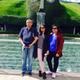 The Karniks on a family vacation.